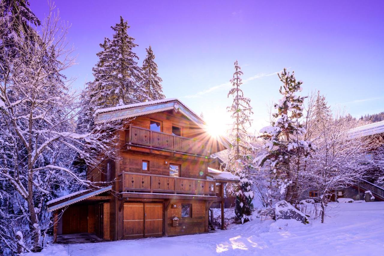 Chalet Côté Cœur, La Tania, with Outdoor Hot Tub&7 Ensuite Rooms Esterno foto